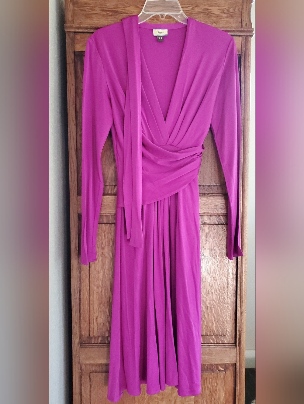 ISSA LONDON KATE MIDDLETON ENGAGEMENT DRESS IN FUCHSIA PINK US12